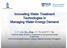 Innovating Water Treatment Technologies in Managing Water-Energy Demand