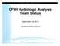 CFWI Hydrologic Analysis. September 30, 2011
