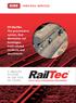HIRD RAIL SERVICES. FTI RailTec The preventative system, that diminishes rail breakages, track-related incidents and derailments