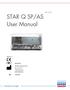 May 2016 STAR Q SP/AS User Manual. Version 1. Hamilton Bonaduz AG Via Crusch Bonaduz SWITZERLAND R