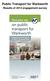Public Transport for Warkworth. Results of 2014 engagement survey