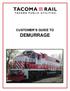 CUSTOMER S GUIDE TO DEMURRAGE