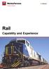 Rail. Capability and Experience