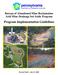 Bureau of Abandoned Mine Reclamation Acid Mine Drainage Set-Aside Program. Program Implementation Guidelines