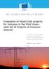 Evaluation of Smart Grid projects for inclusion in the third Unionwide list of Projects of Common Interest