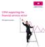 CIMA supporting the financial services sector. The route to success