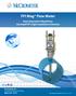 FPI Mag Flow Meter. Next Generation Mag Meter: Solving WTP s Tight Installation Dilemma. McCrometer, Inc.  (800)