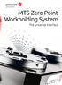 MTS Zero Point Workholding System. The universal interface
