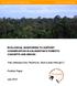 ECOLOGICAL MONITORING TO SUPPORT CONSERVATION IN KALIMANTAN S FORESTS: CONCEPTS AND DESIGN