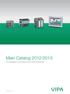Main Catalog 2012/2013 for specialists in automation and control technology