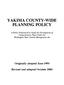 YAKIMA COUNTY-WIDE PLANNING POLICY