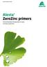 Alesta ZeroZinc primers. Environmentally friendly best-in-class corrosion protection
