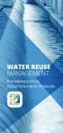 WATER REUSE MANAGEMENT