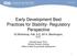 Early Development Best Practices for Stability- Regulatory Perspective