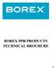 BOREX PPR PRODUCTS TECHNICAL BROCHURE