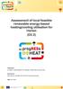 Assessment of local feasible renewable energy-based heating/cooling utilisation for Herten (D2.2)