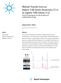 Application Note. Author. Abstract. Small Molecule Pharmaceuticals. Sonja Krieger Agilent Technologies, Inc. Waldbronn, Germany