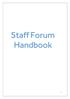 Staff Forum Handbook 1