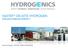 HySTAT ON SITE HYDROGEN Infomoment Waterstof 28/06/2017. Roel De Maeyer, Director Sales & Marketing
