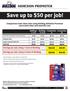 Save up to $50 per job!