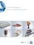 Product Catalog. Solutions for Iron, Steel and Non-ferrous Applications