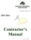Contractor s Manual