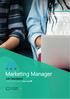 Marketing Manager. Job Description Fluent Technology Flexi-Grant