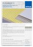 DURABASE CI. Underlay mats for decoupling and sealing tiled flooring 1/5 A P P L I C A T I ONS AND FUNCTION.