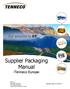 Supplier Packaging Manual -Tenneco Europe-