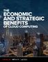 ECONOMIC AND STRATEGIC BENEFITS