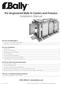 Pre-Engineered Walk-In Coolers and Freezers. Installation Manual