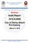 Audit Report 2016-A-0002 City of Delray Beach Purchasing