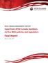 AFOA CANADA ENGAGEMENT REPORT. Input from AFOA Canada members on five INAC policies and legislation. Final Report