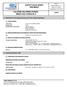 SAFETY DATA SHEET Revised edition no : 1 SDS/MSDS Date : 12 / 9 / 2012