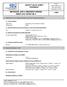 SAFETY DATA SHEET Revised edition no : 0 SDS/MSDS Date : 26 / 9 / 2012