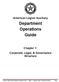Department Operations Guide