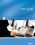 Microsoft Security Assessment Tool Customer User Guide. User Guide. Updated: May Version 2.0