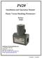 P420. Installation and Operation Manual. Plastic Vortex Shedding Flowmeters. Series: P420