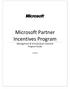 Microsoft Partner Incentives Program. Management & Virtualization Incentive Program Guide