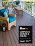 COMPOSITE DECKING & RAILING DECK IT RIGHT THE FIRST TIME SPECIAL ORDER CATALOG