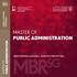 MASTER OF PUBLIC ADMINISTRATION