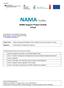 NAMA Support Project Outline 4 th Call