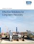 HYDRAULIC LIFT SYSTEMS. Effective Solutions for Long-term Recovery