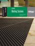 Matting Systems ENTRANCE. Engineered and Manufactured by the Pawling Corporation  A Systems Approach to Distinctive Impact