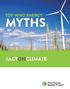 TOP WIND ENERGY MYTHS #ACTONCLIMATE WIND MYTHS 1
