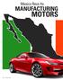 Mexico Revs Its MANUFACTURING MOTORS. ISM August 2016