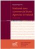 National non-commercial State Agencies in Ireland. Research Paper Nº1. National noncommercial. Agencies in Ireland. Muiris MacCarthaigh
