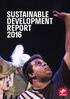 SUSTAINABLE DEVELOPMENT REPORT 2016