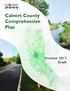 Calvert County Comprehensive Plan. October 2017 Draft