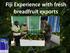 Fiji Experience with fresh breadfruit exports